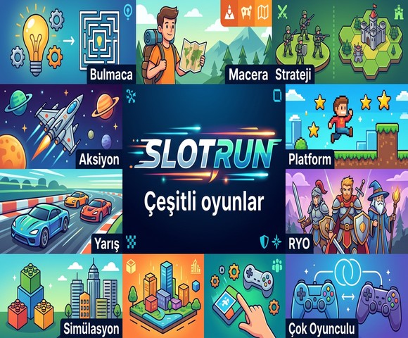 Slotrun oyun katalog çeşitliliği görseli
