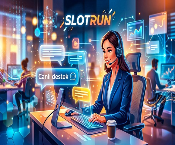 Slotrun canlı destek ekibi görseli